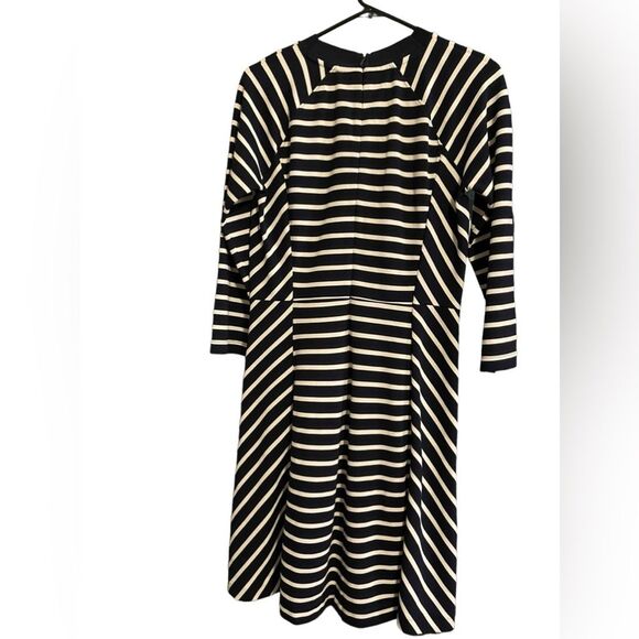 Banana Republic Dresses & Skirts - Classic Navy Blue & White Striped Long Sleeve Banana Republic Dress Size 8